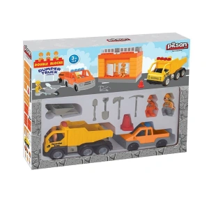 03 612 Double Blocks İnşaat Seti -Pilsan Oyuncak