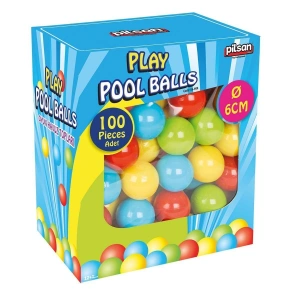 06 400 OYUN HAVUZ TOPLARI KUTULU 6 CM 100 LÜ