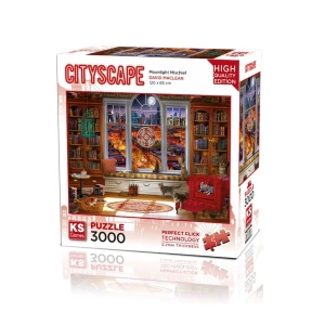 23020 Moonlight Mischief  3000 Parça Puzzle -KS Puzzle