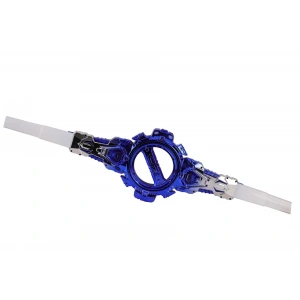 456-44M ÇİFT TARAFLI 360 DRC DÖNEBİLEN KIVILCIM SAÇAN 7 RENK LED IŞIKLI KILIÇ