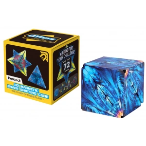 EQY10020 QY 3D MAGNETİC SHAPE SHİFTİNG CUBE PEACOCK