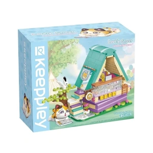 KP28018 Keeppley Lovely Street - Calico Cat Comic House 324 Parça Yapım Seti