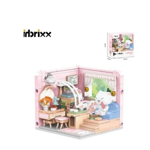 P885001 PANLOS KEDİ ODASI 287 PARÇA BLOCK OYUNCAK