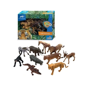 SH-D58011 Vardem Kutulu 10 Parça Vahşı Hayvan Seti