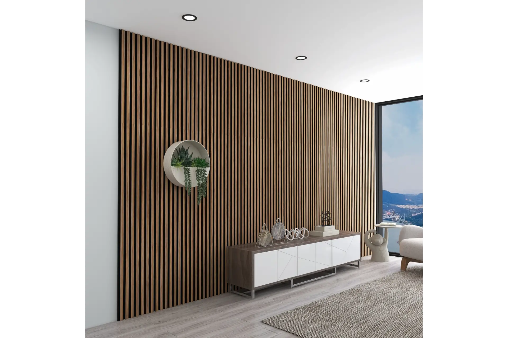 MDF Akustik Duvar Paneli 60×278 cm – Rıhtım