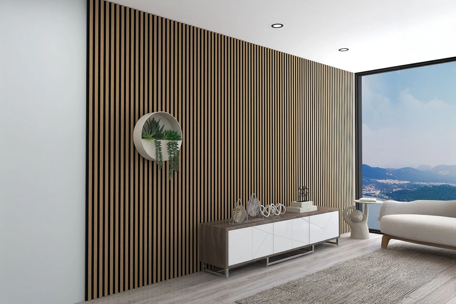 MDF Akustik Duvar Paneli 60×278 cm – Toga