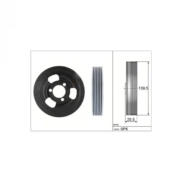 KRANK KASNAĞI 0515T2 / C3 C4 PİCASSO C5 CELYSEE DS5 DS7 DS9 2008 207 208 3008 301 308 5008 508 RCZ