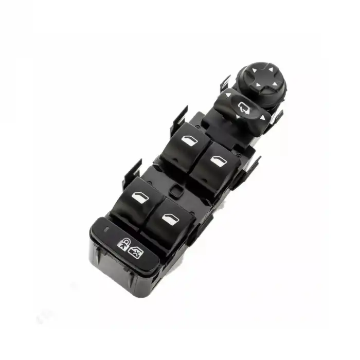 CAM AÇMA DÜĞMESİ ÖN SOL DÖRTLÜ ÇERÇEVELİ AYNA AYAR DÜĞMELİ (SİYAH) 649028 / C5 3008 308 5008 508