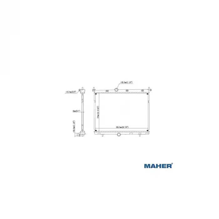 SU RADYATÖRÜ BRAZING 9827174680 / AMİ C4 C4X DS3 2008 208
