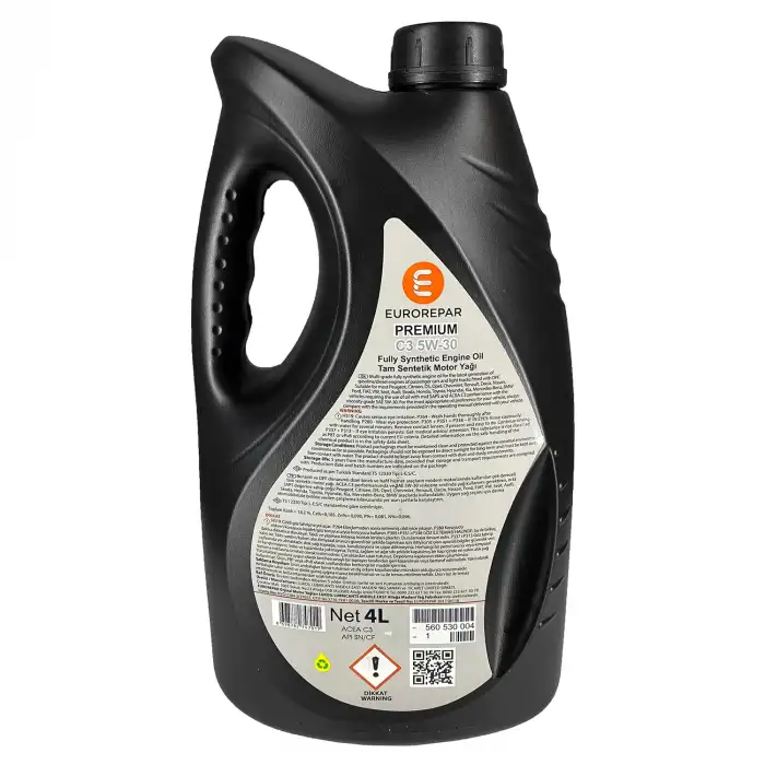MOTOR YAĞI 5W30 4LT C3 (TAM SENTETIK PARTİKÜLLÜ) (DEXOS 2) 1680357580 / TÜM PEUGEOT CİTROEN