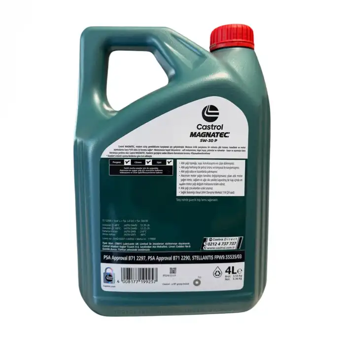 MOTOR YAĞI 5W30 4LT (YAĞLI KAYIŞ - HTC TİP) LTRCMA04LT / TÜM PEUGEOT CİTROEN