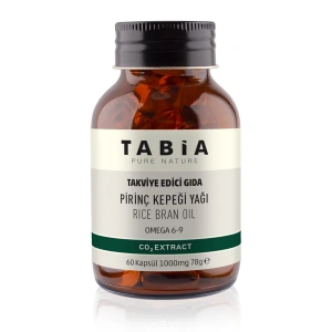 Tabia Pirinç Kepeği Yağı 1000mg - 30 Kapsül