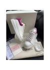 Alexander McQueen Classic White Fuchsia