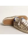 Golden Goose Super-Star Ltd In Pony Skin With Gold Star And Suede Heel Tab