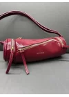 Manu Atelier Multi Zipped Cylinder Red