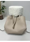 Polene Cyme Mini Edition Textured Teupe