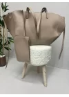 Polene Cyme Mini Edition Textured Teupe