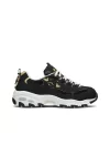 Skechers Chunky Sneakers Womens Low-Top Black Gold