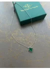 Van Cleef & Arpels Green Silver Kolye