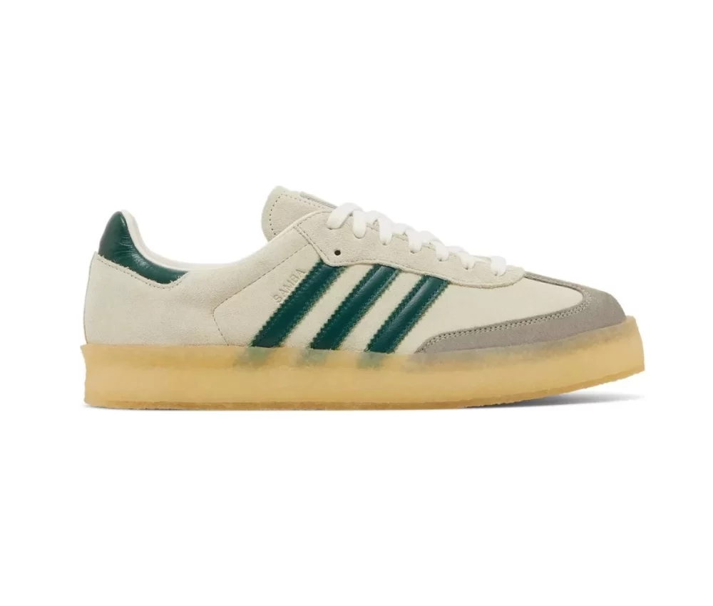 Adidas Clarks 8th Street Samba by Ronnie Fieg Chalk White Green