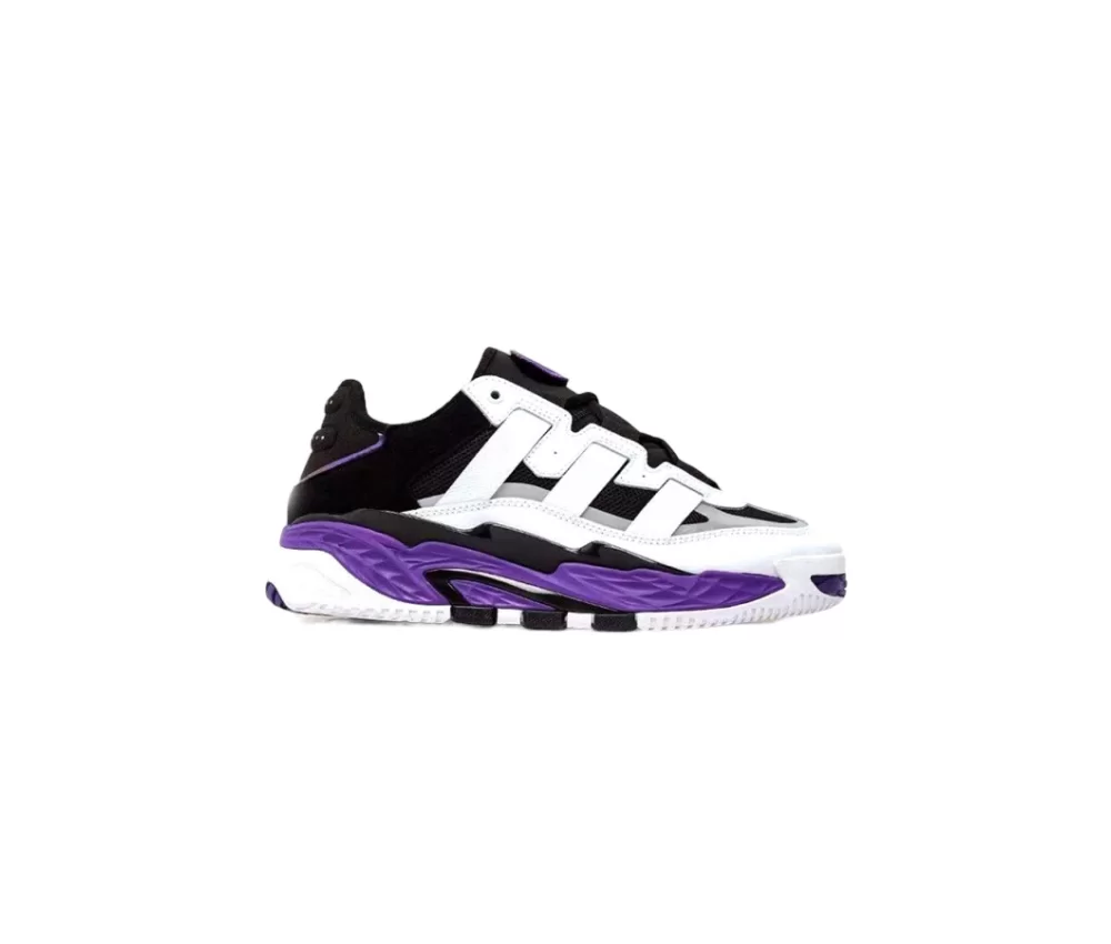 Adidas Niteball White Black Purple