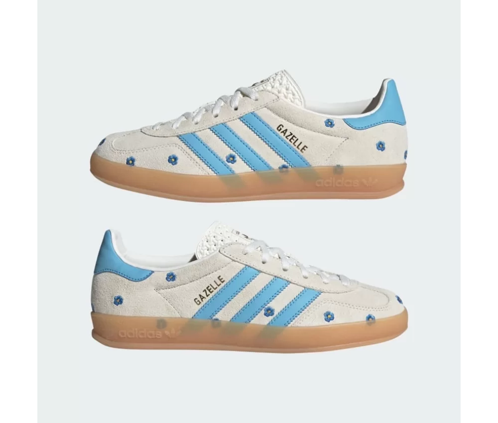 Adidas Originals Gazelle Indoor Light Blue Floral