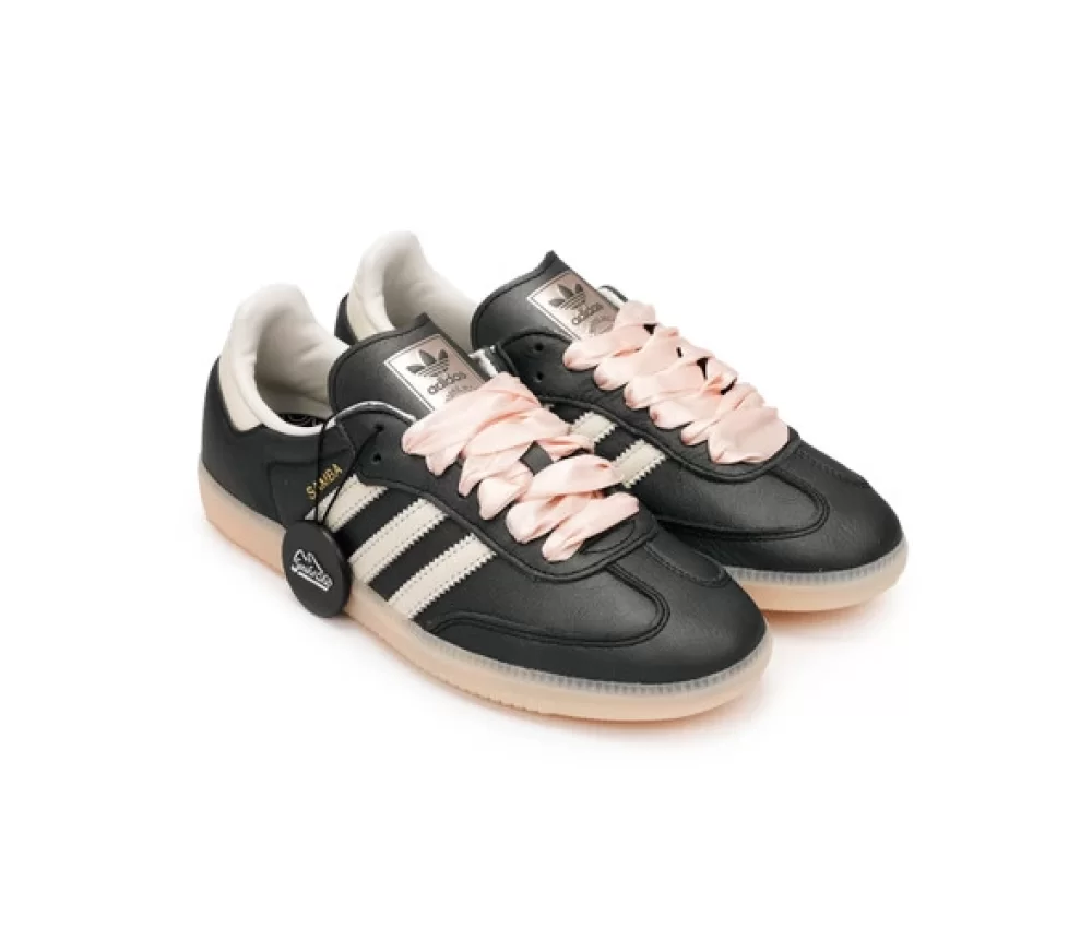 Adidas Samba Black Wonder Quartz Ribbon