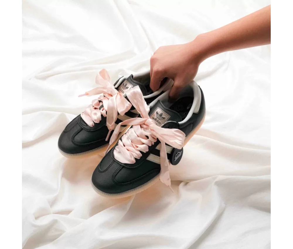 Adidas Samba Black Wonder Quartz Ribbon