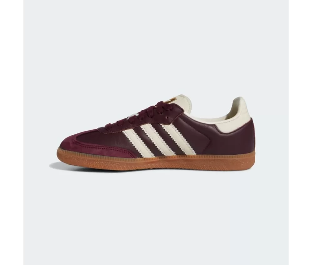 Adidas Samba OG Maroon Gold Metallic