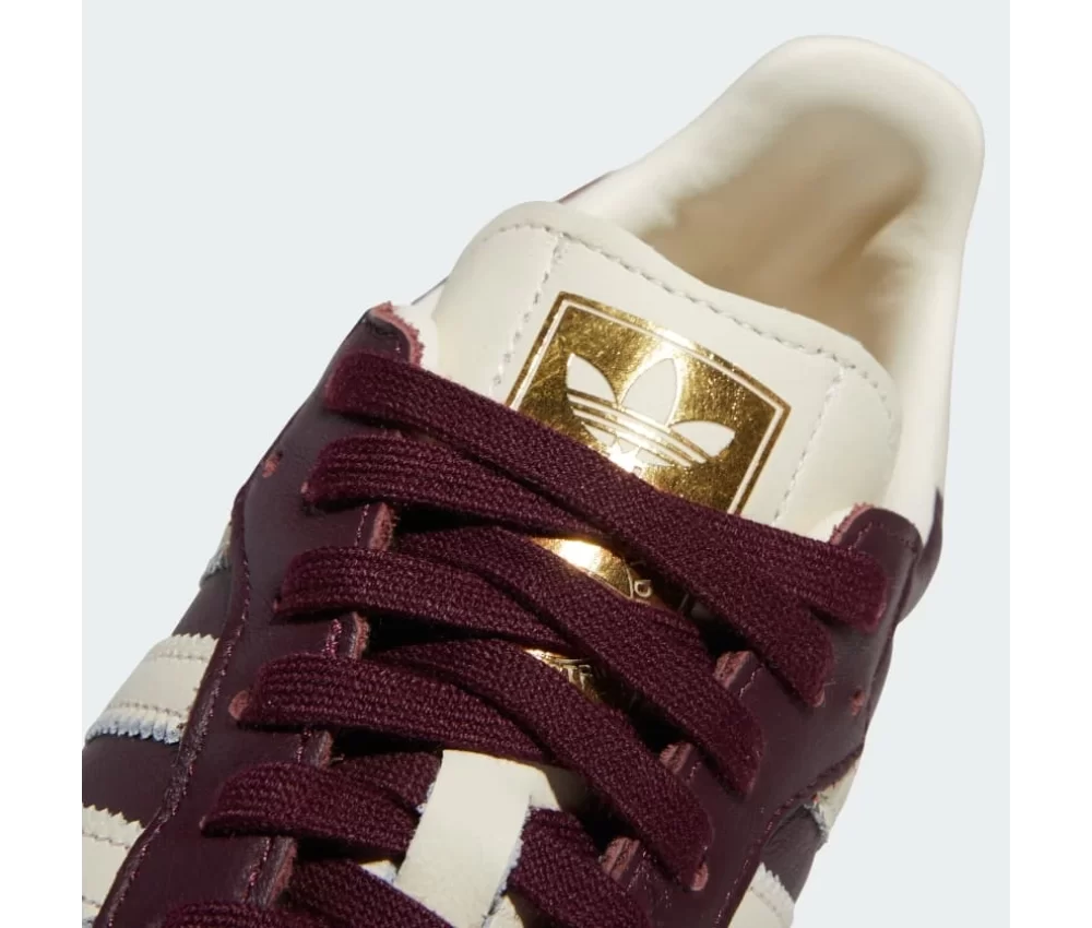 Adidas Samba OG Maroon Gold Metallic