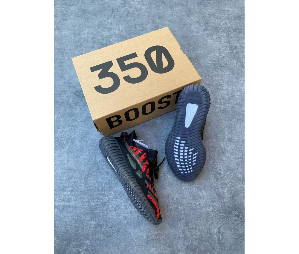 Adidas Yeezy Boost 350 Black Red