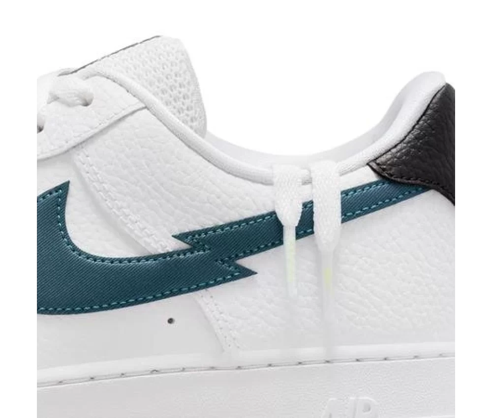 Air Force 1 Low White Aquamarine Lime Glow Off Noir