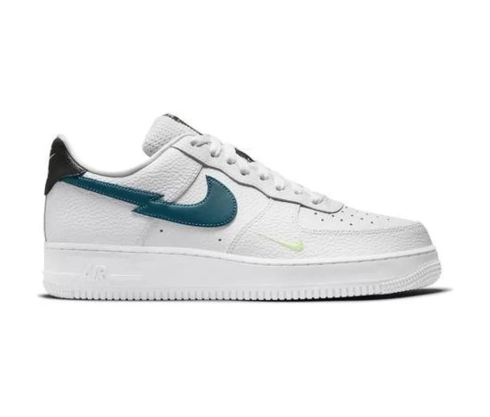 Air Force 1 Low White Aquamarine Lime Glow Off Noir