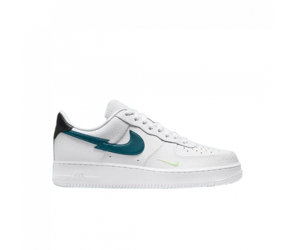 Air Force 1 Low White Aquamarine Lime Glow Off Noir