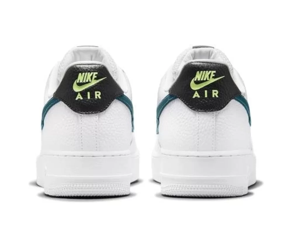 Air Force 1 Low White Aquamarine Lime Glow Off Noir