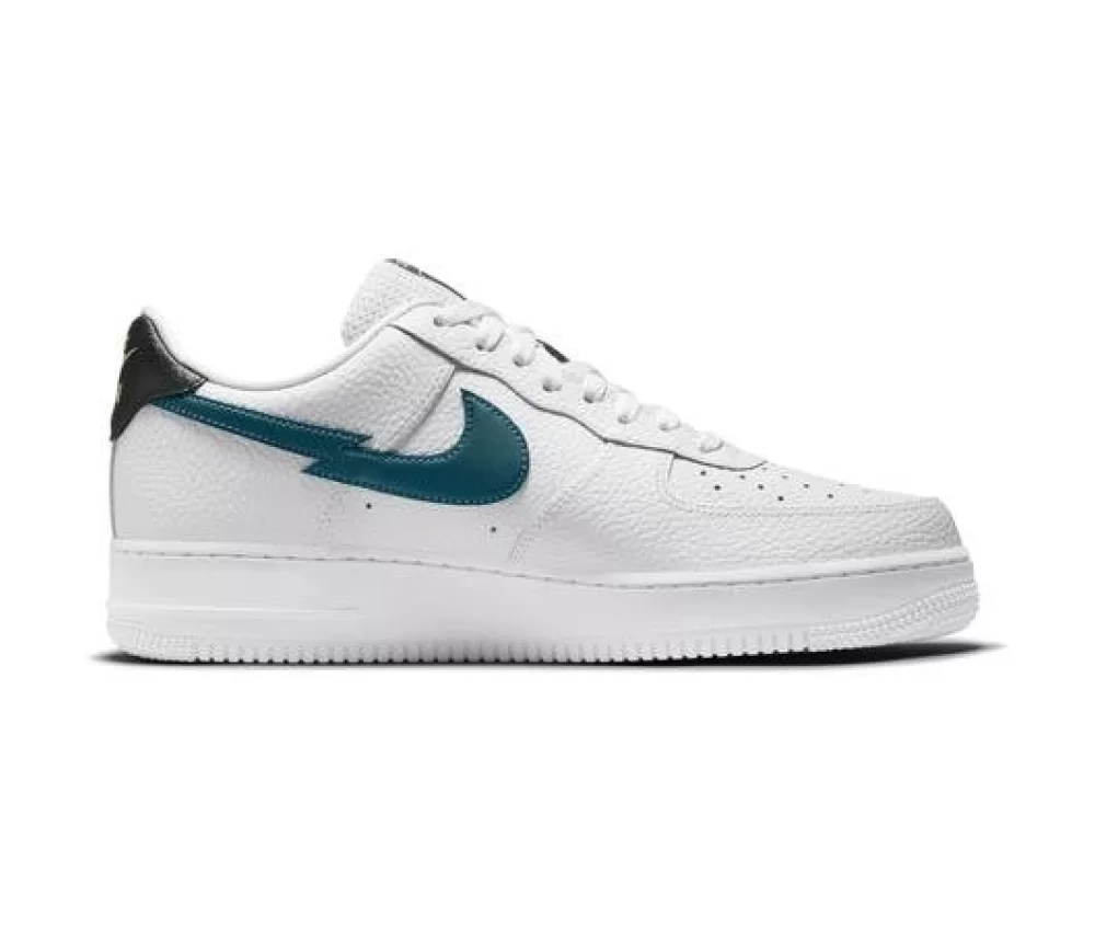 Air Force 1 Low White Aquamarine Lime Glow Off Noir