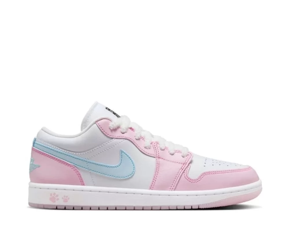 Air Jordan 1 Low SE Paw Print Pink Foam