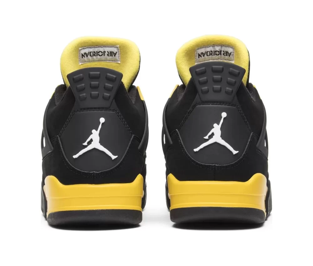 Air Jordan 4 Retro Black Yellow Thunder