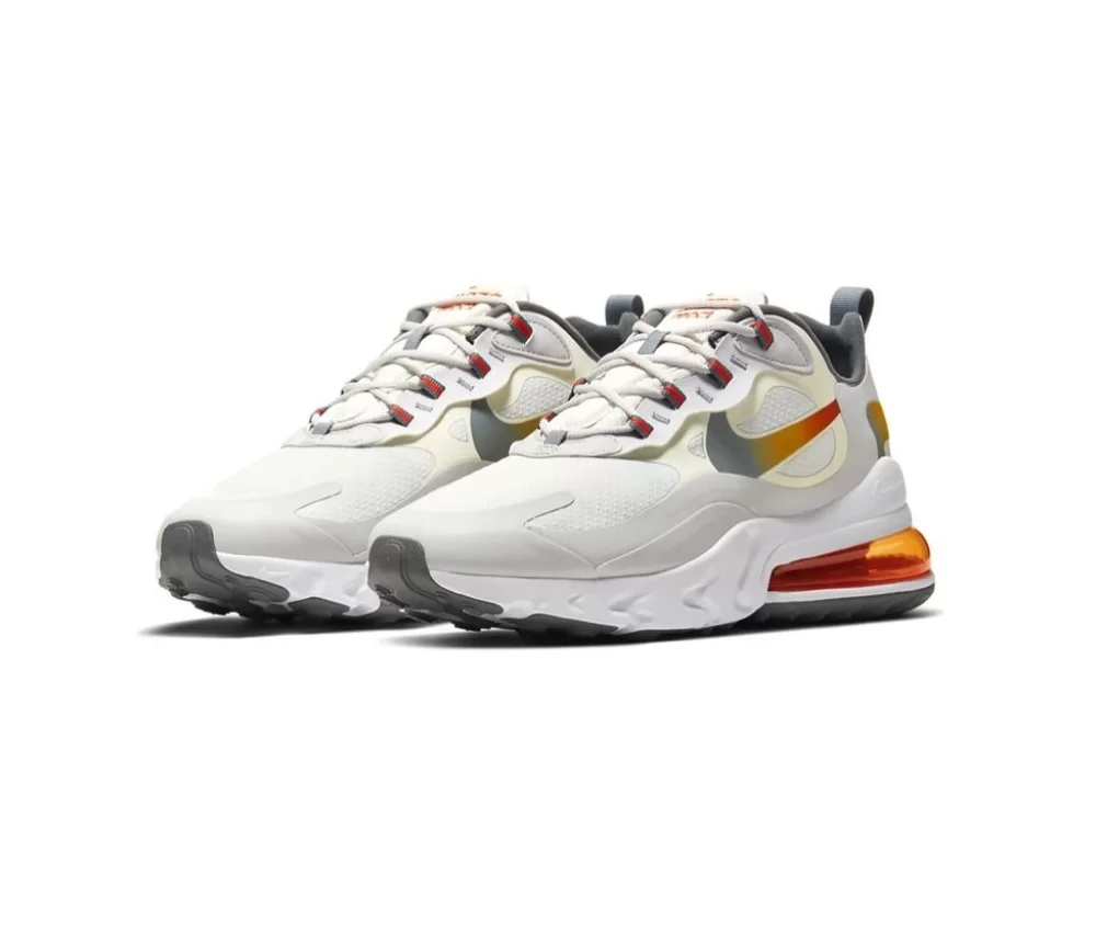 Air Max 270 React Summit White Metallic Gold