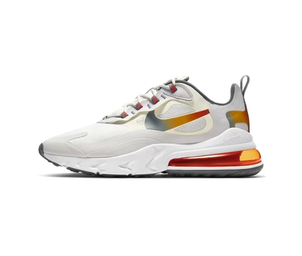 Air Max 270 React Summit White Metallic Gold