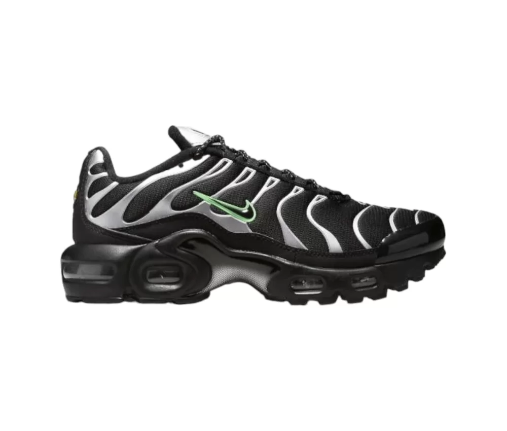 Air Max Plus Black Silver Green Strike