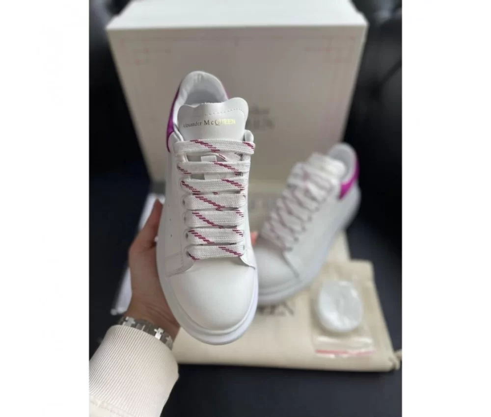 Alexander McQueen Classic White Fuchsia