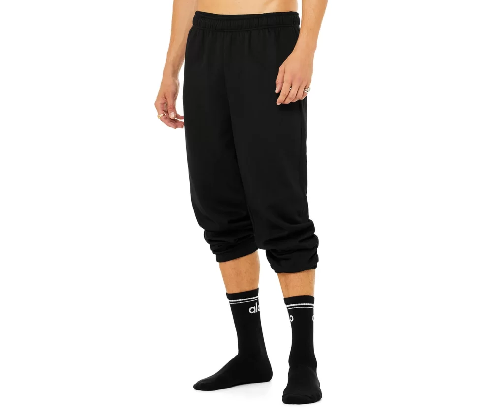 Alo Unisex Throwback Sock Black