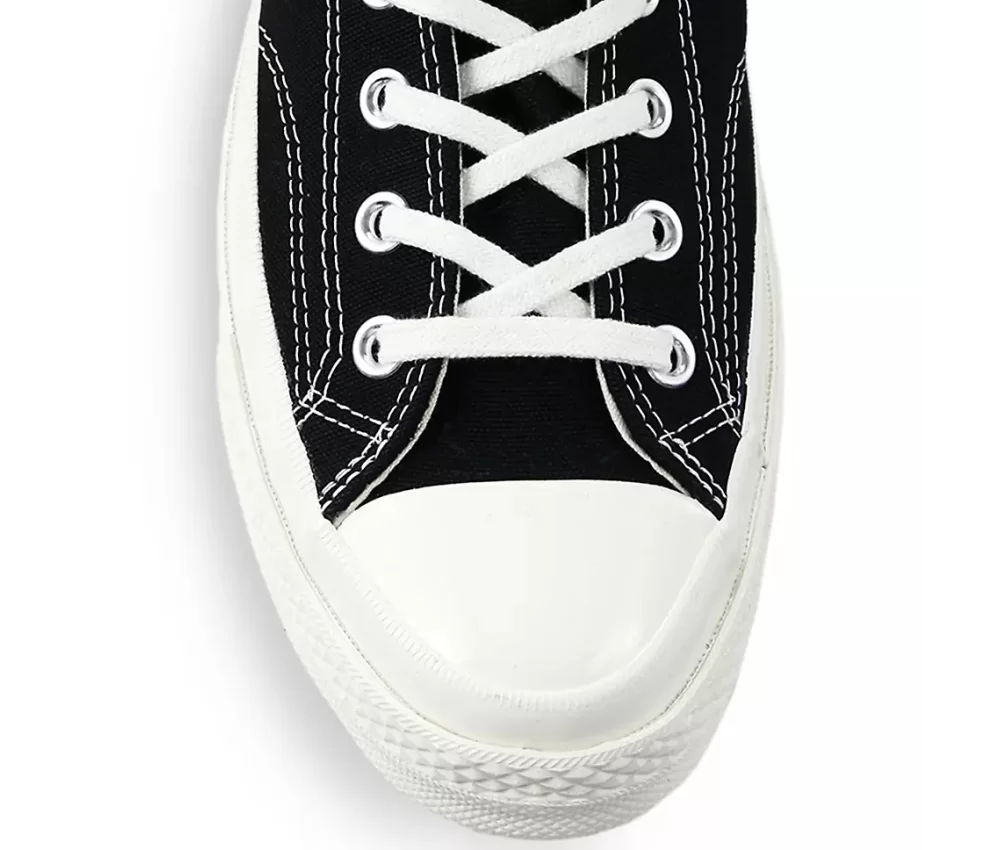 Converse Comme des Garcons x Chuck Taylor All Star Hi Play Black White