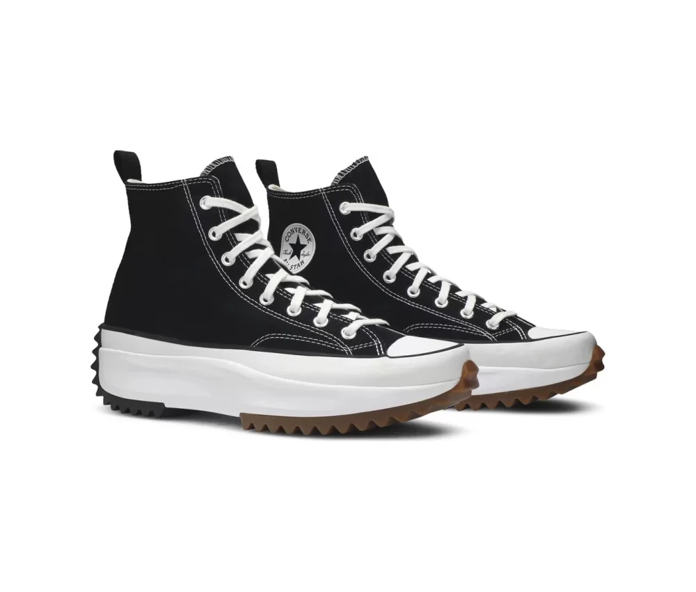 Converse Run Star Hike Hi Black White Gum