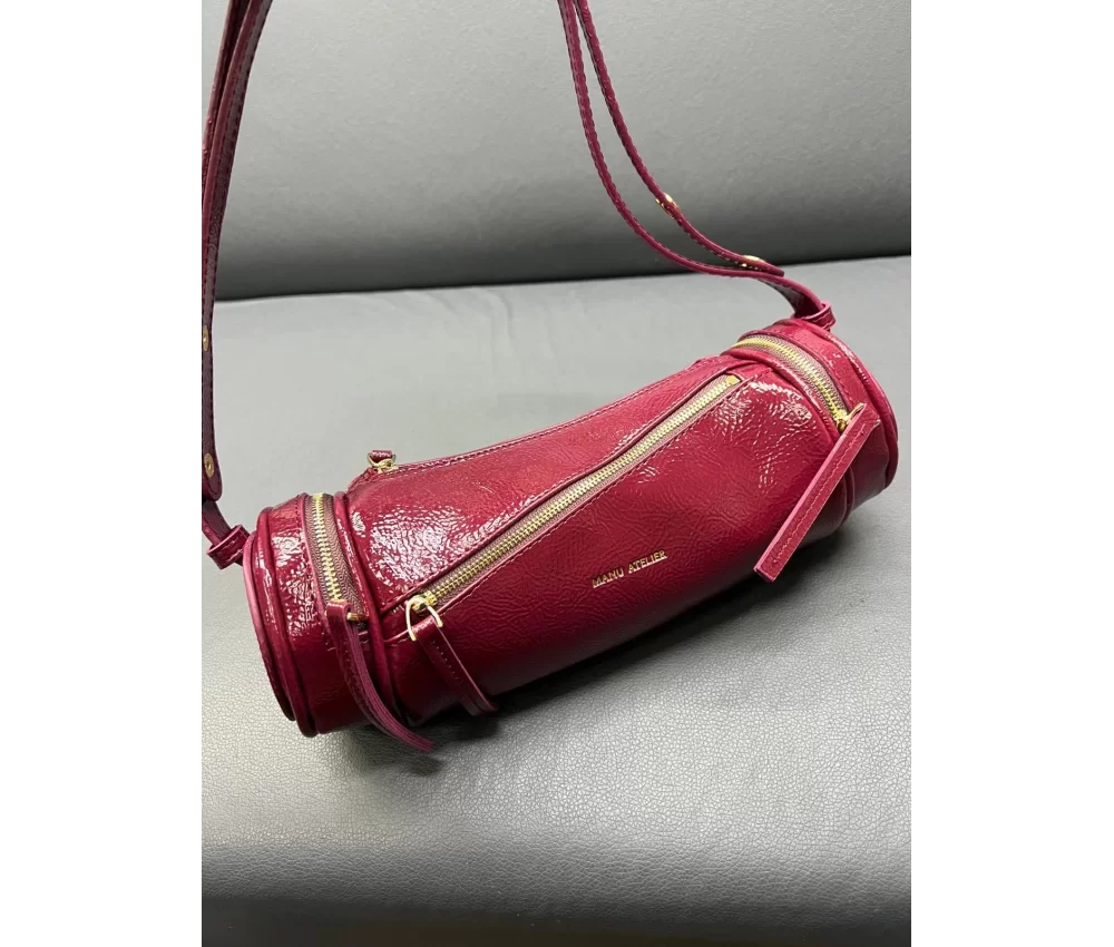 Manu Atelier Multi Zipped Cylinder Red