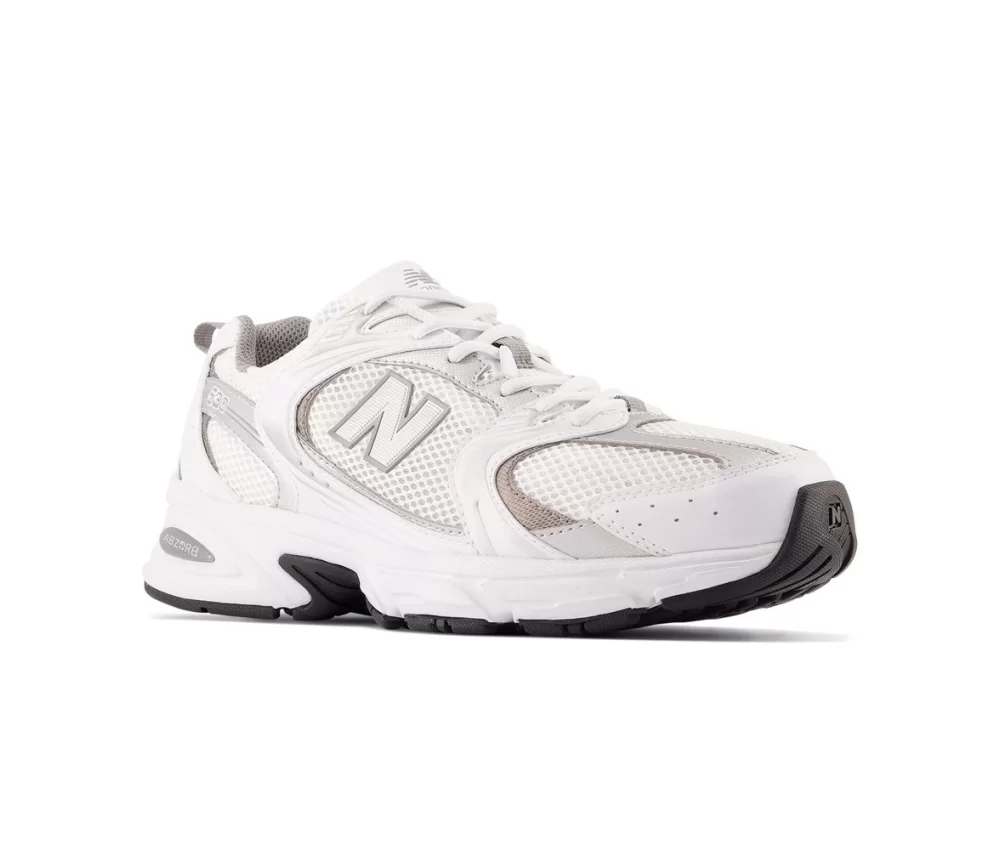 New Balance 530 White Silver Metallic