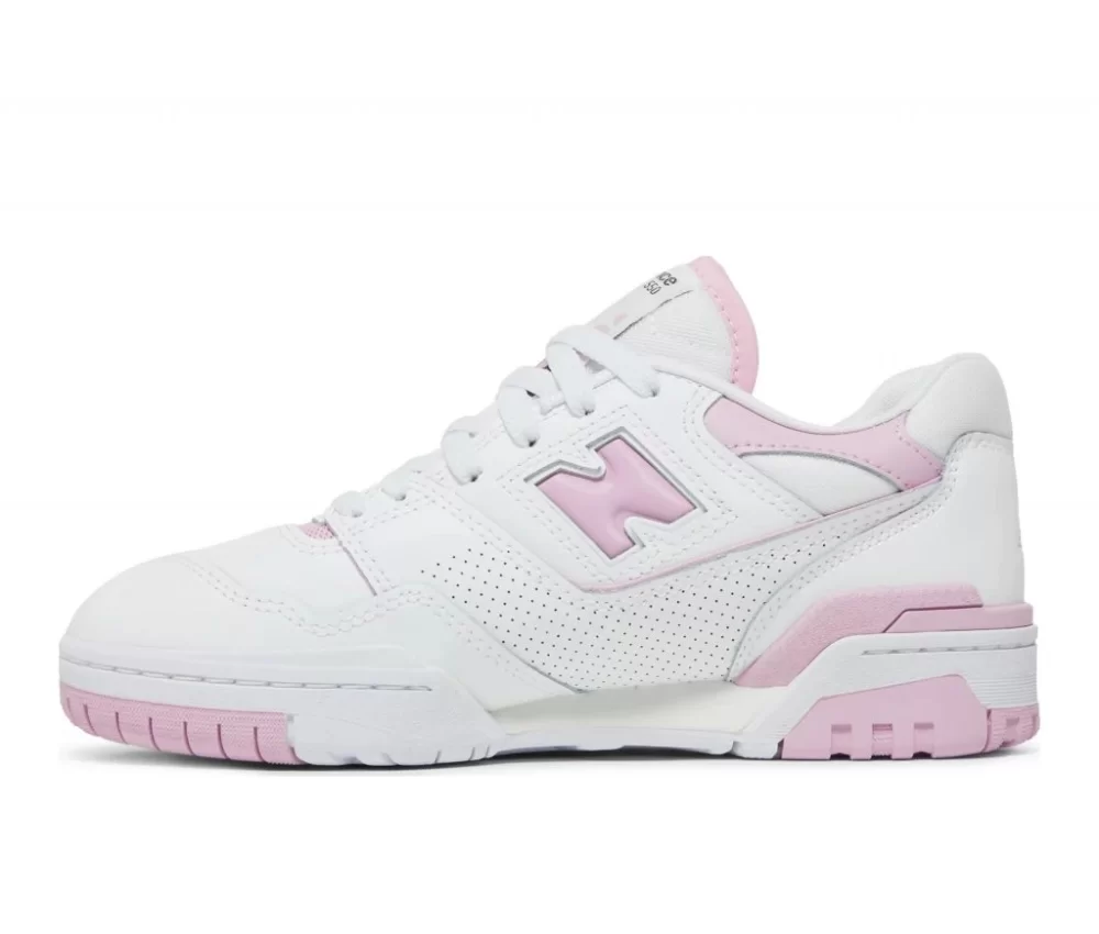 New Balance 550 White Bubblegum Pink