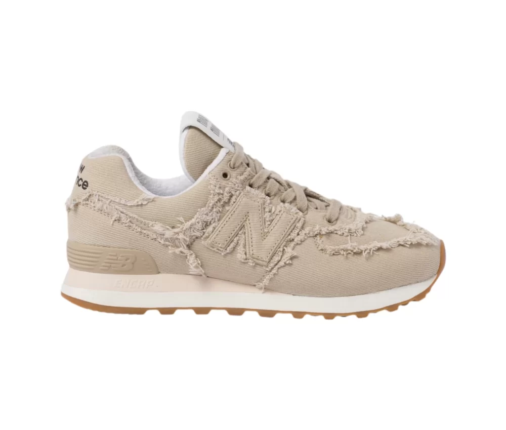 New Balance 574 X Miu Miu Denim Sneakers Sand