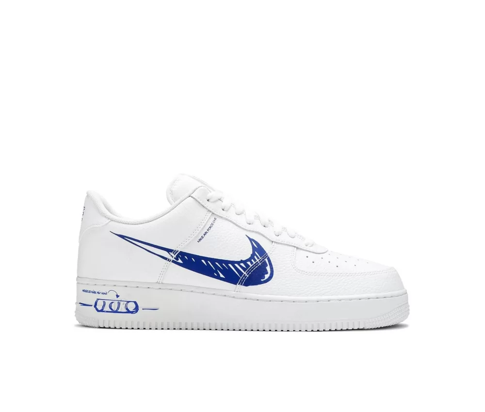 Nike Air Force 1 Low Sketch White Blue